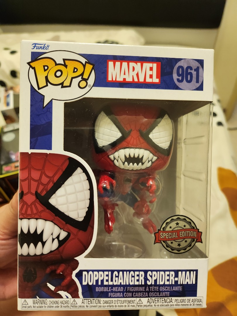 Doppelganger Spider-man funko pop, Hobbies & Toys, Toys & Games on Carousell