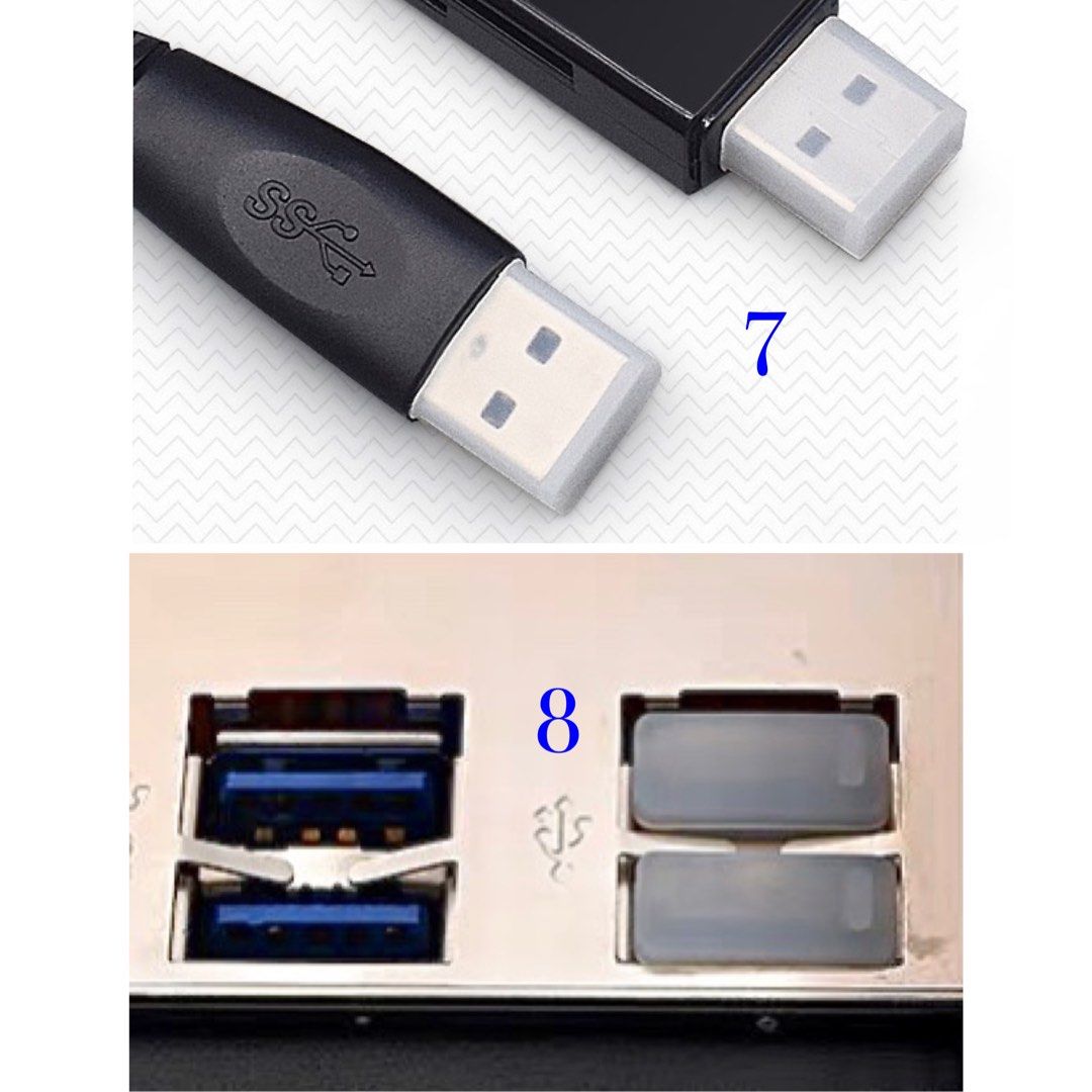 Dust Cover for USB/MicroUSB/Type-C/Lightning Connector/Port, Dust Cap ...