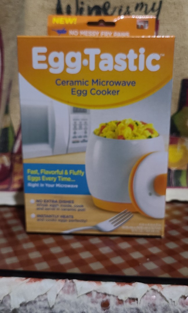 NEW Egg-Tastic Microwave Egg Cooker & Poacher For Fast & Fluffy Eggs