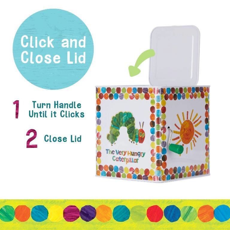 Eric Carle The Very Hungry Caterpillar Jack-in-the-Box, Hobbies & Toys ...