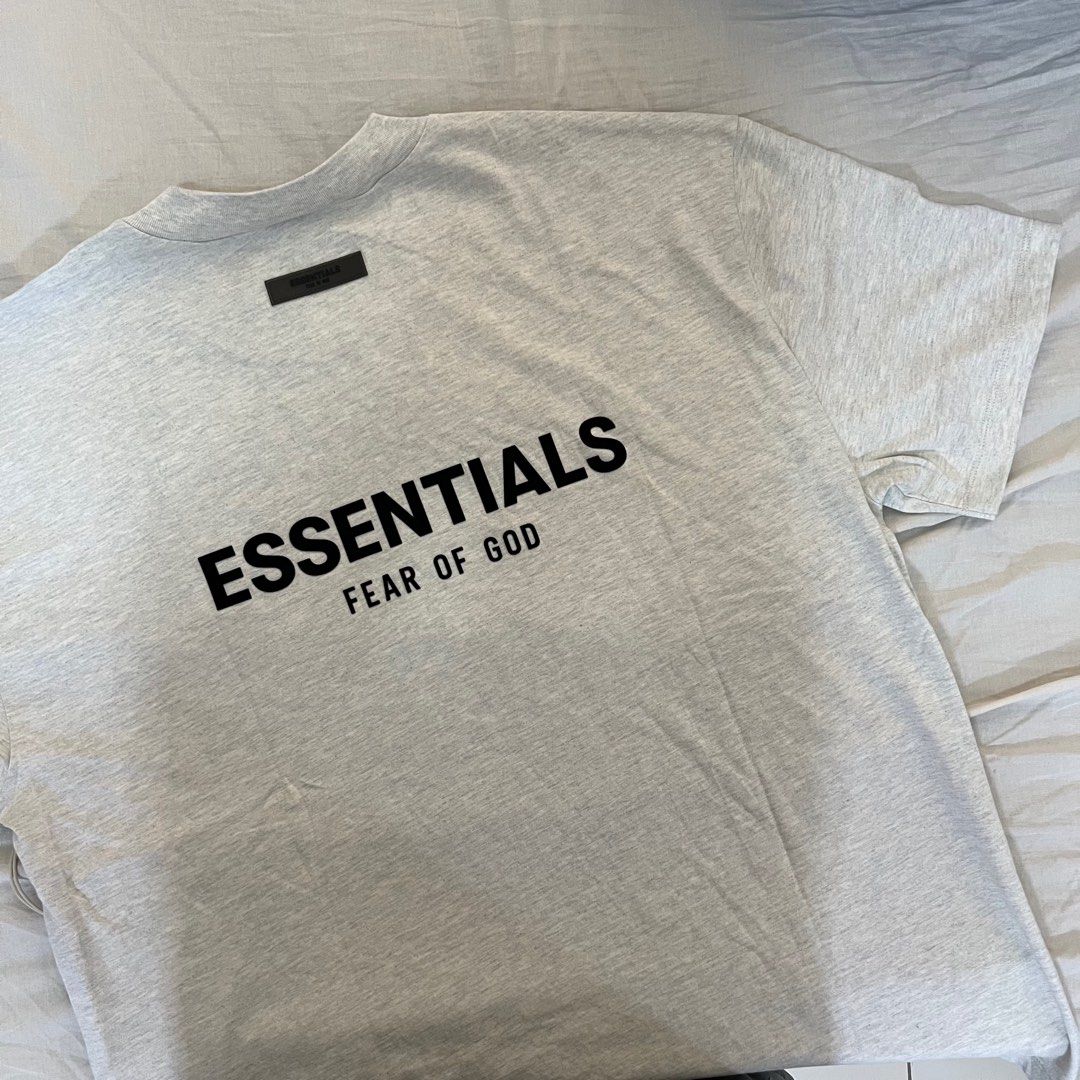 Essentials Fear of God Original Brand New White Tshirt, Men's Fashion