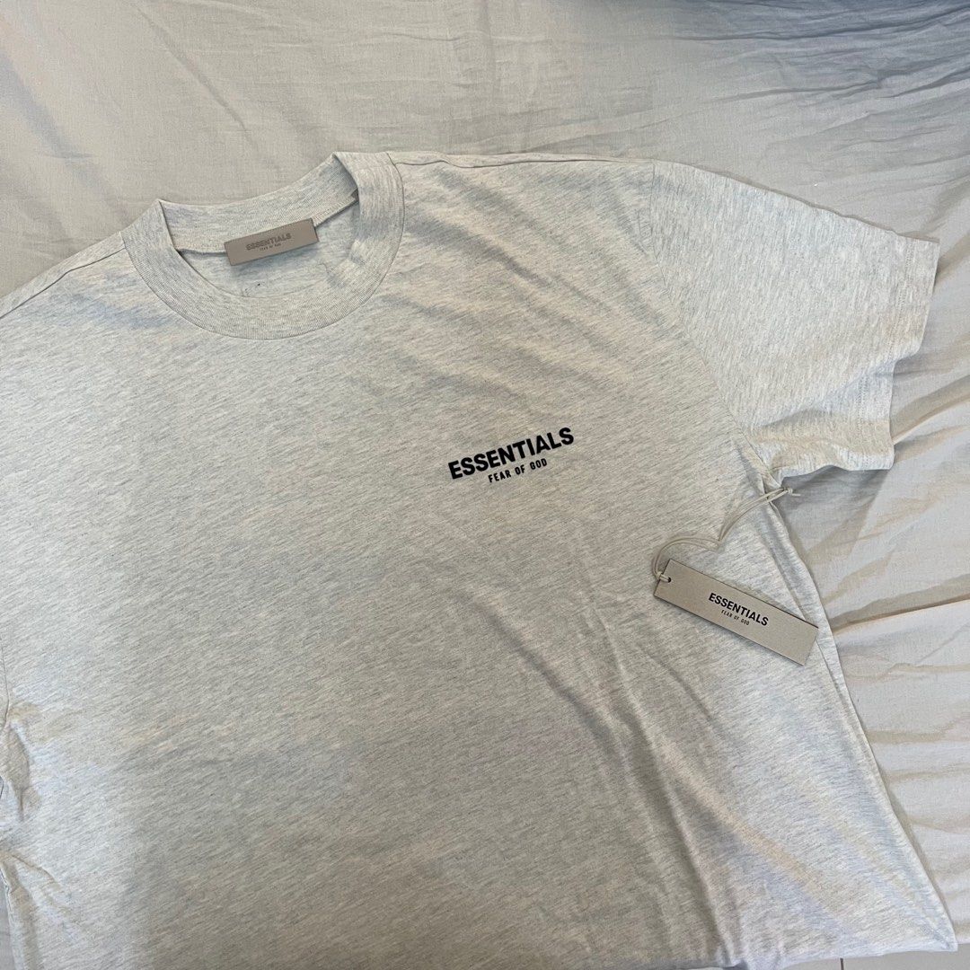 Essentials Fear of God Original Brand New White T-shirt, Men's Fashion ...