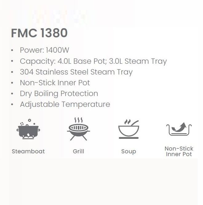 Faber multi sales cooker fmc 1380