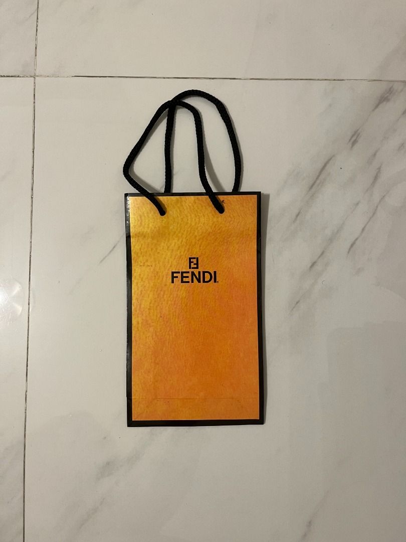 Fendi paper shopping bag new arrivals