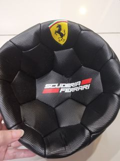 OFFICIAL SCUDERIA FERRARI FOOTBALL SOCCER BALL SPORTS SIZE 5 BLACK YELLOW  RED