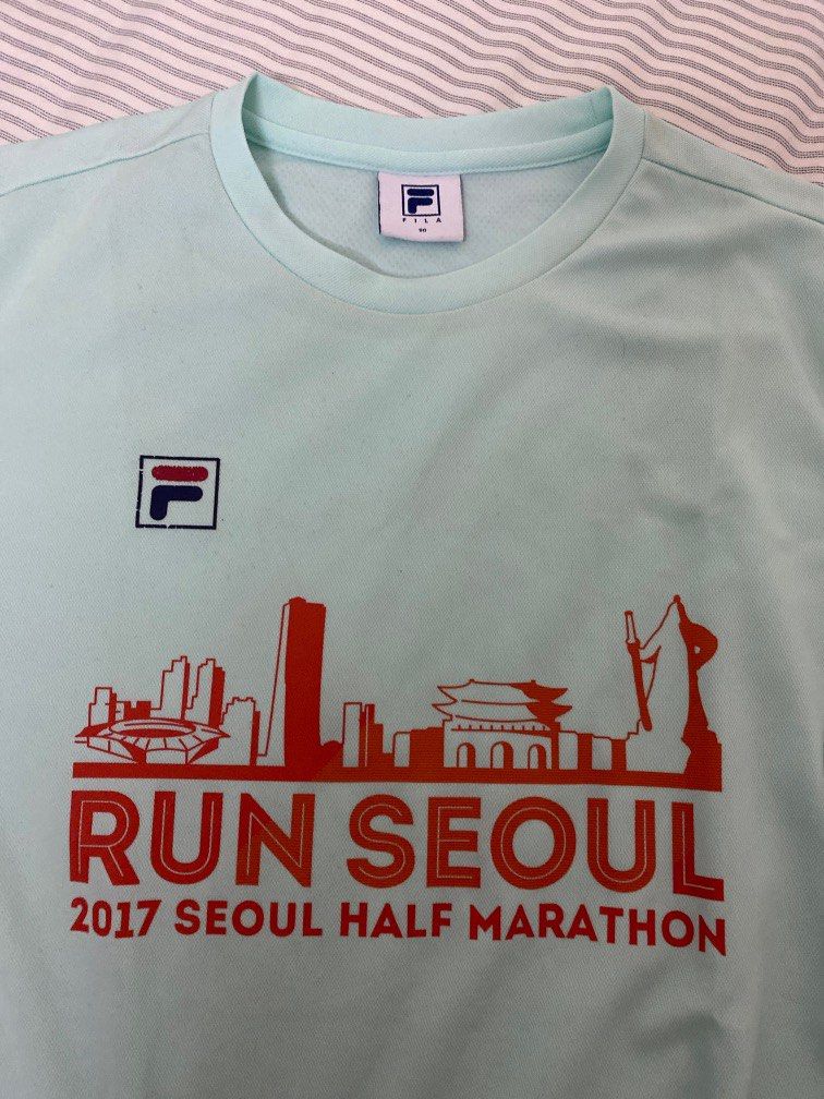Fila running tee Men s Fashion Activewear on Carousell