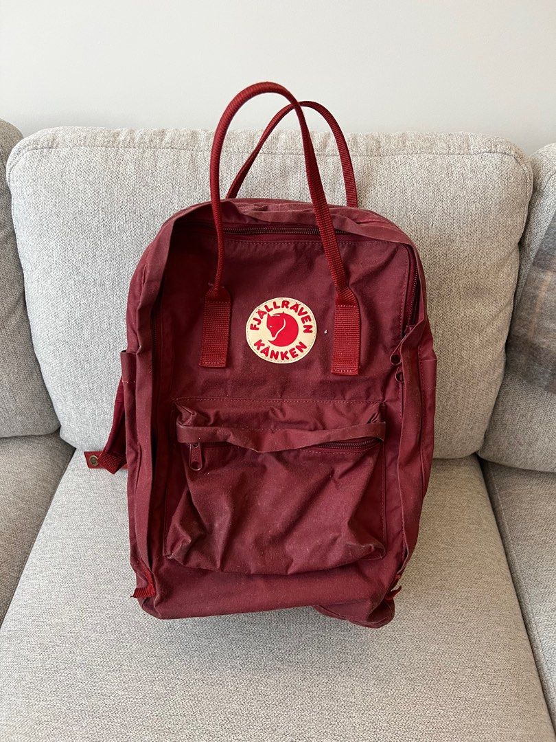 Fjallraven Kanken Laptop 15 Ox Red, Women'S Fashion, Bags & Wallets,  Backpacks On Carousell