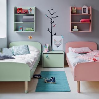 Flexa Dots Kids Bedframe (Turquoise Green)