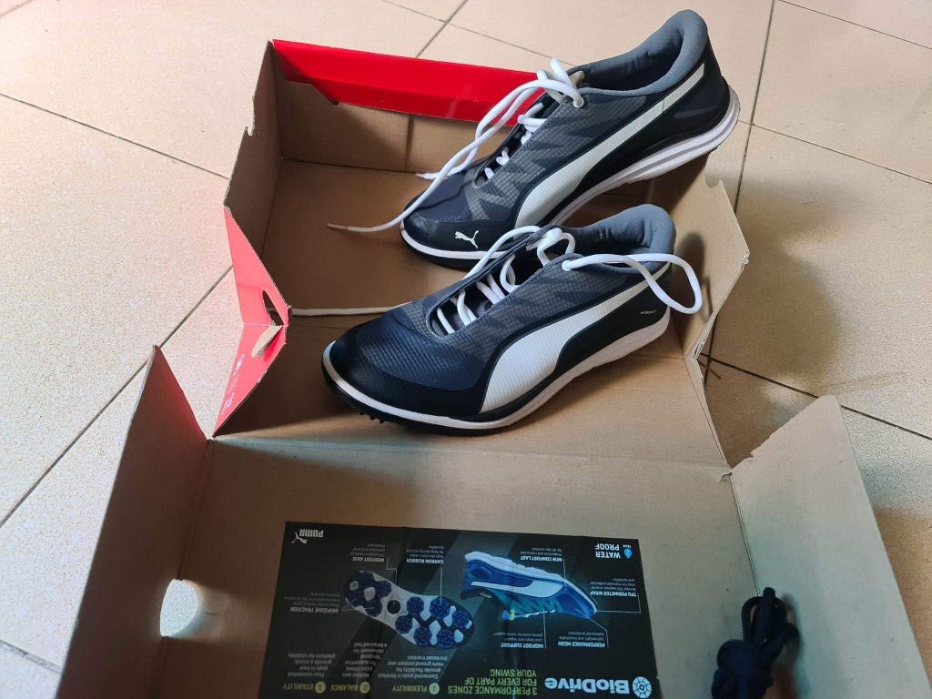 Puma biodrive leather golf on sale shoes