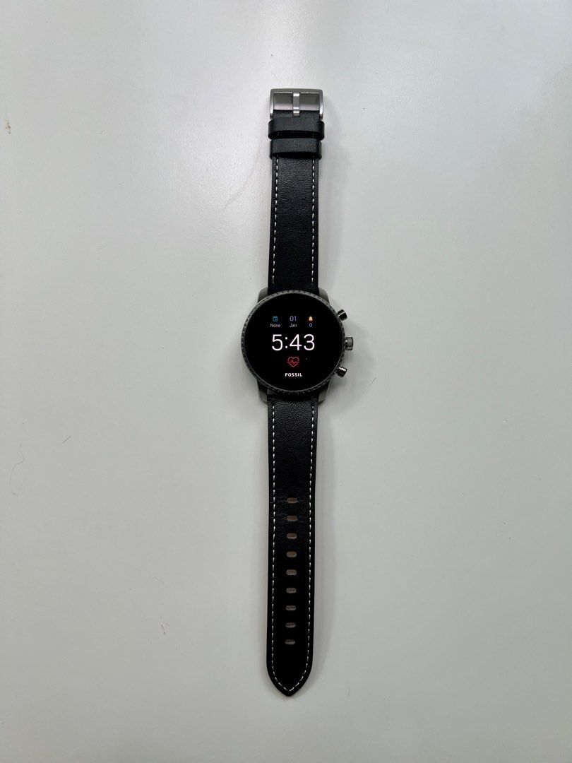 Gen 4 fossil sales smartwatch explorist hr gunmetal