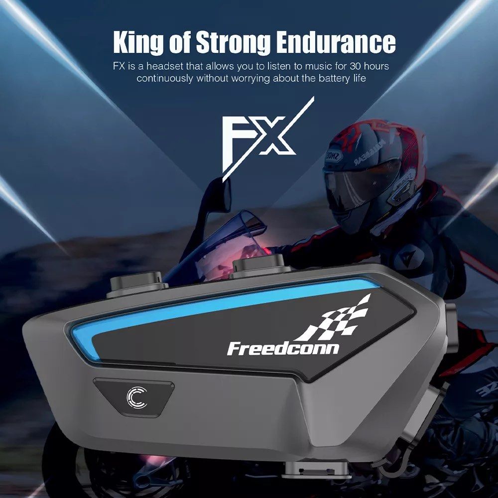 FreedConn FX Motorcycle Helmet Intercom Bluetooth Headset Talking