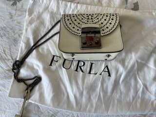 Furla white bag