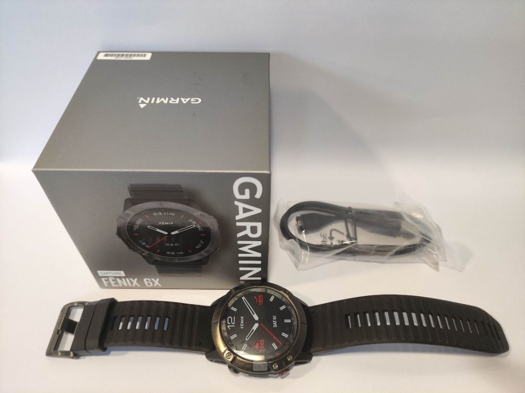 Garmin Fenix 6X Sapphire Smartwatch 中文版Asia Version (Can