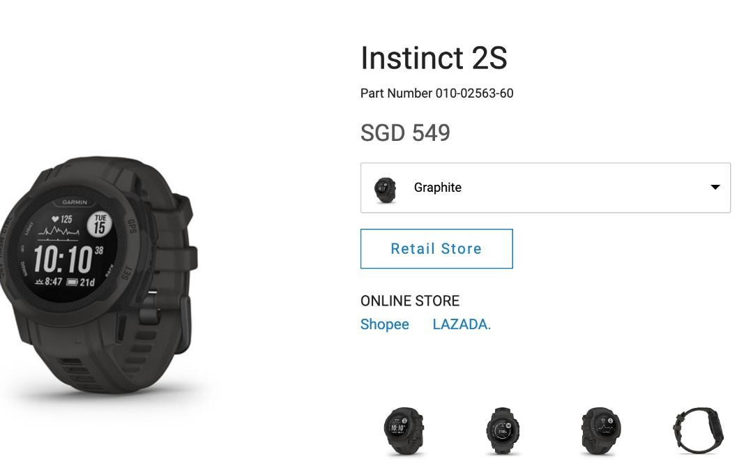 Garmin new arrivals instinct lazada