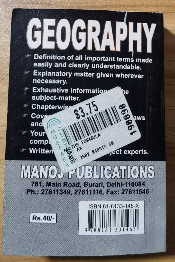 Geography Basic Facts, Hobbies & Toys, Books & Magazines, Fiction