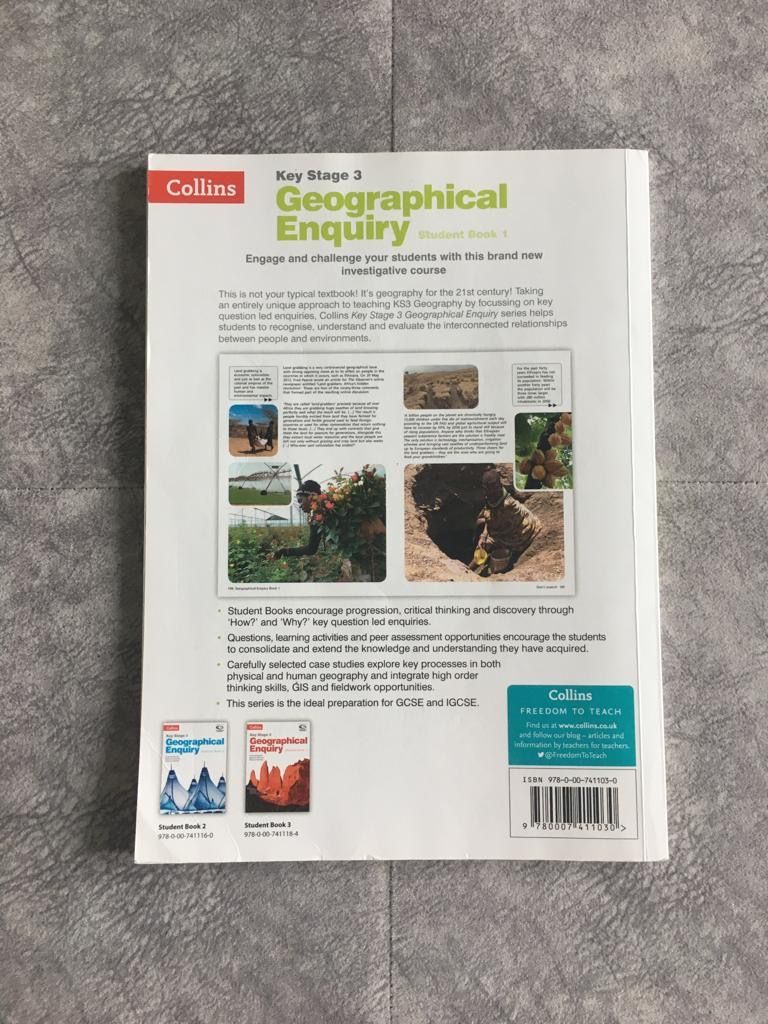 Geography Key Stage 3 Collins Geographical Enquiry Student Book 1