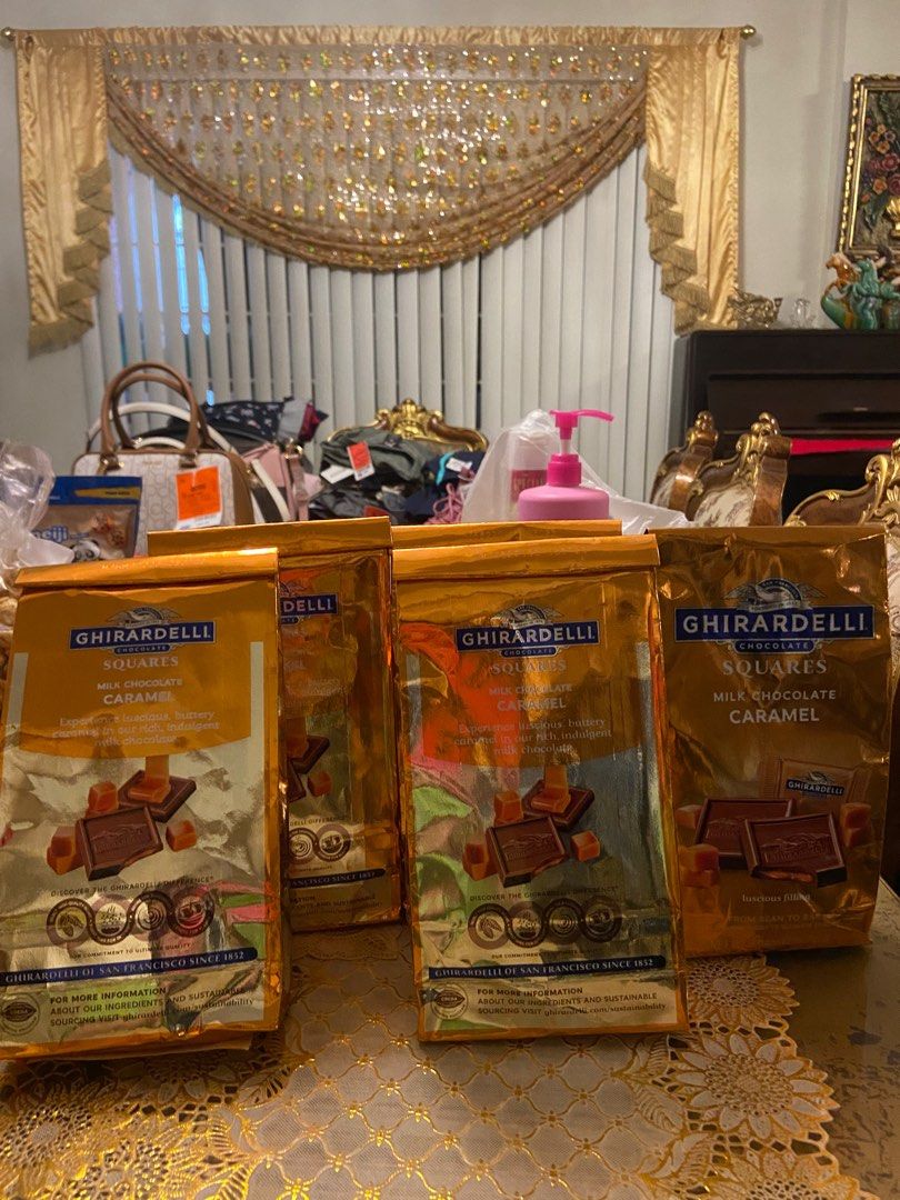 Ghirardelli caramel Chocolates (Category: Other Food & Drinks) located in San Fernando. Submitted by ThrifinityandBeyond (Listing ID 1203600664, Image 3). Description: .