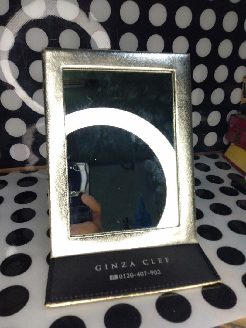 Ginza Clef Vanity Mirror From Japan (Category: Mirrors) located in Pasig City. Submitted by Unikko75 (Listing ID 1203740615, Image 2). Description: Ginza Clef Vanity Mirror From Japan Brand New No Box Size : 6.8 X 5.2 Inches Price : 400..