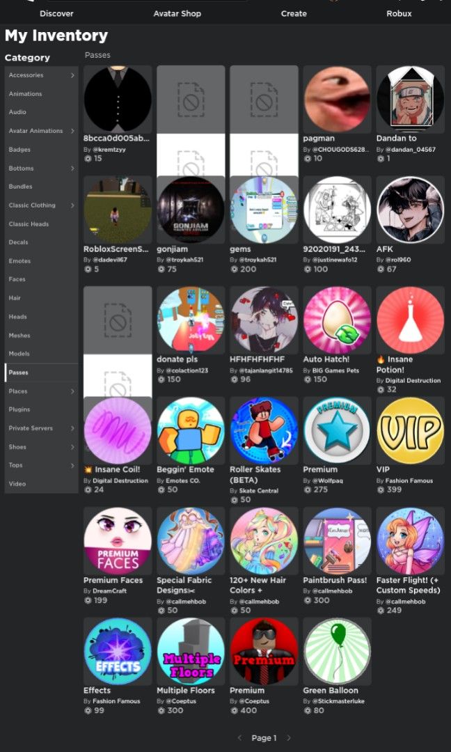 Girl/boy semi rich Roblox account (sale), Video Gaming, Gaming ...