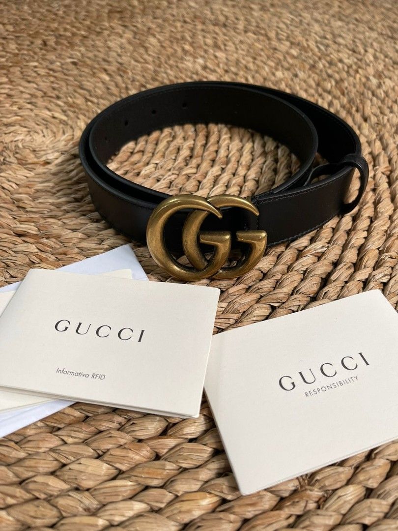 Gucci Belt, Fesyen Wanita, Aksesoris di Carousell