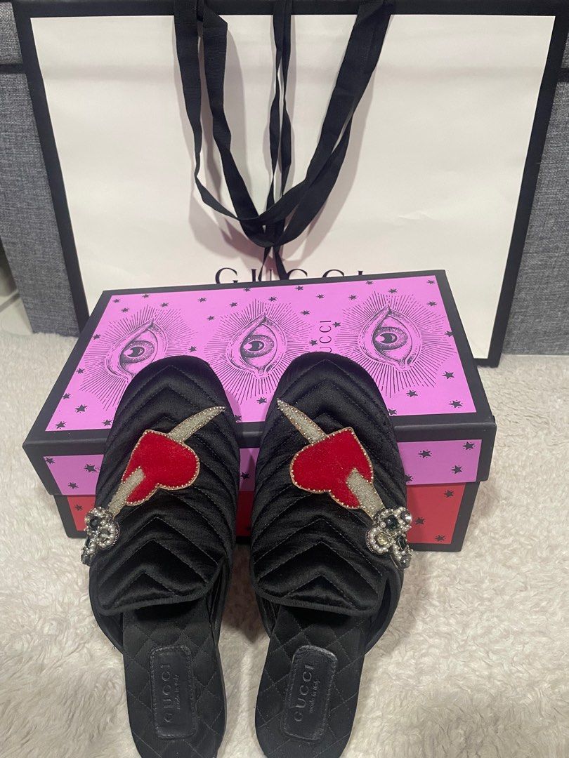 Gucci sales heart slides