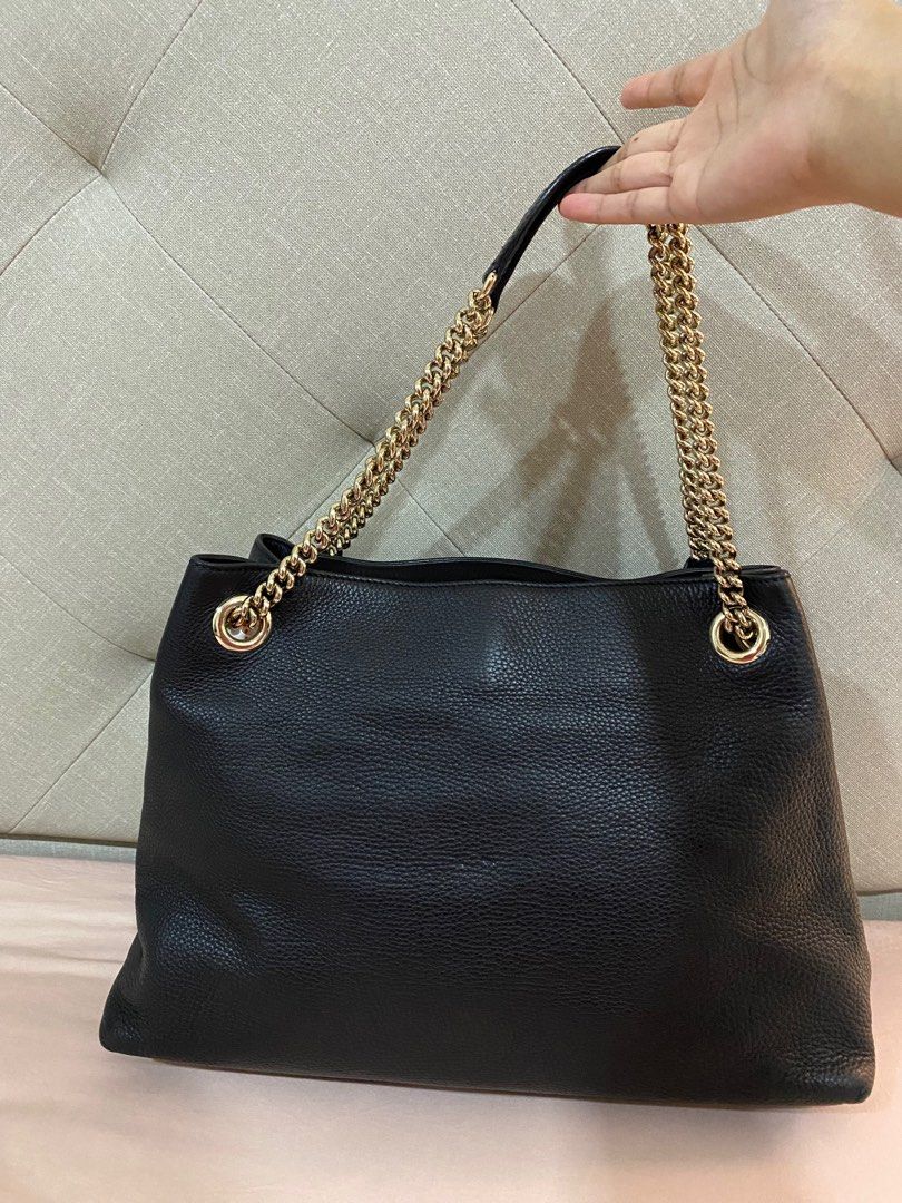 💋 GUCCI SOHO HOBO TWO WAY BAG, Luxury, Bags & Wallets on Carousell