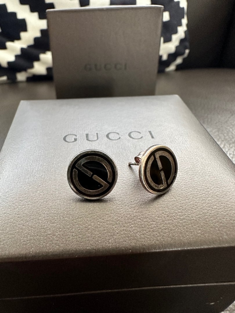 Gucci Stud Earrings, Luxury, Accessories on Carousell