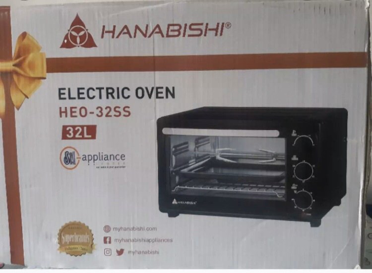 Hanabishi Electric Oven HEO 32SS brand new, TV & Home Appliances