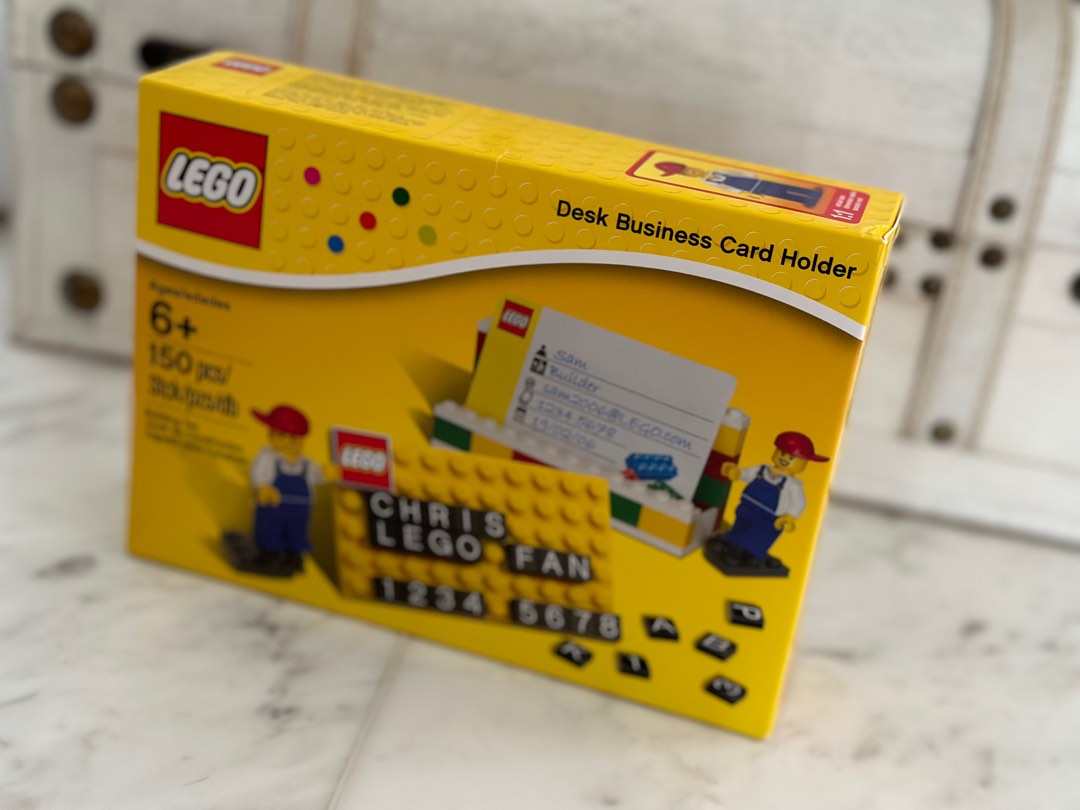 Hard to find* LEGO 850425 Desk Business Card Holder, Hobbies