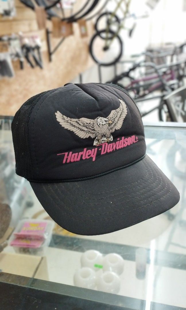 Harley Davidson trucker cap Men s Fashion Watches Accessories