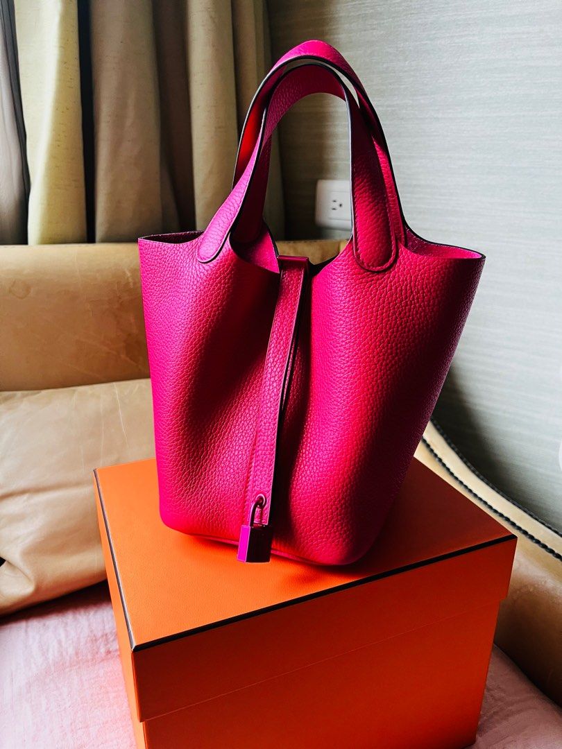 Hermes Picotin 18 so pink