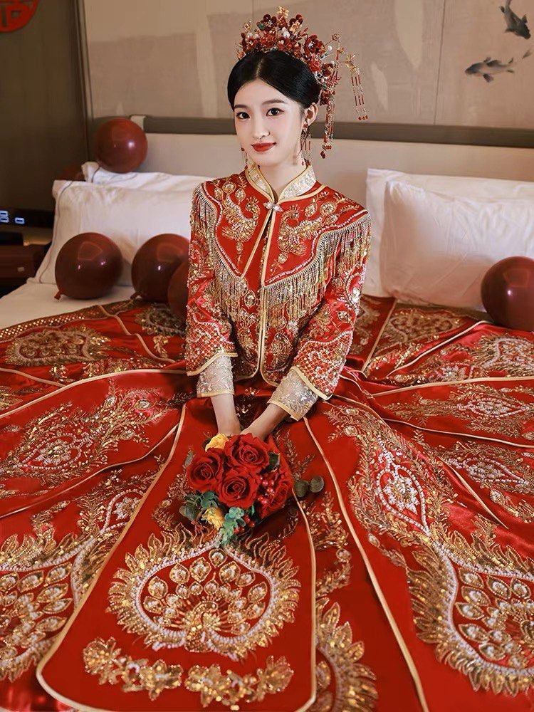 Cantonese wedding dress on sale