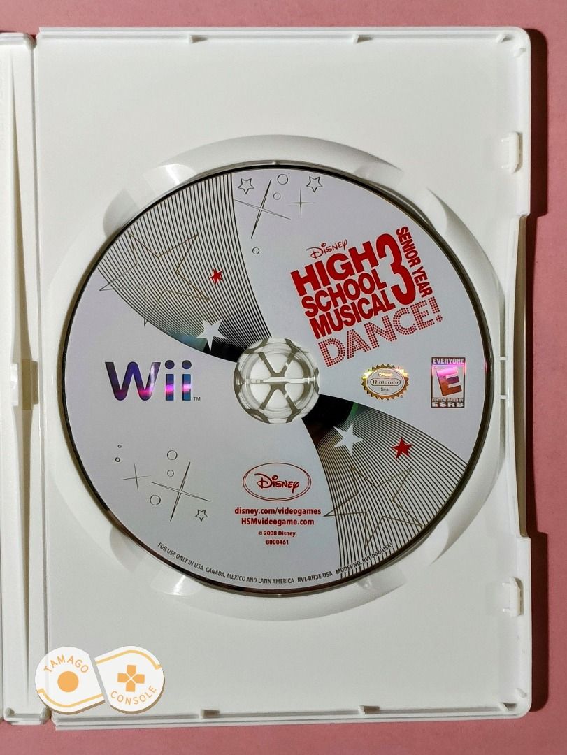 High School Musical 3 Senior Year Dance - [WII Game] [NTSC / ENGLISH  Language] [CIB / Complete In Box]], Video Gaming, Video Games, Nintendo on  Carousell