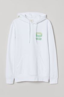 H&M Printed Hoodie Top