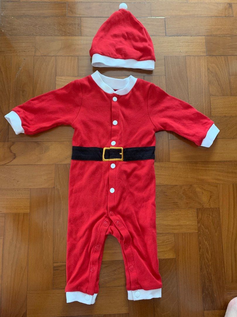 H M Santa Claus and Christmas costume 1 2months