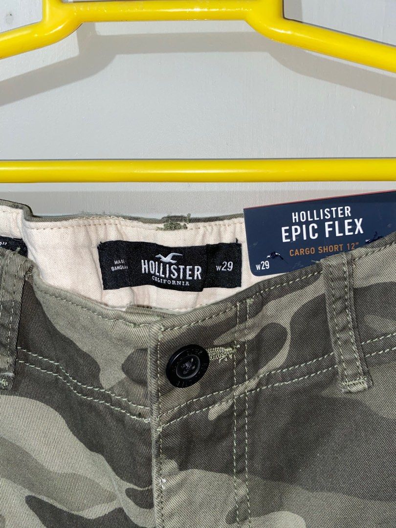 Hollister epic flex cargo shorts Men s Fashion Bottoms Shorts