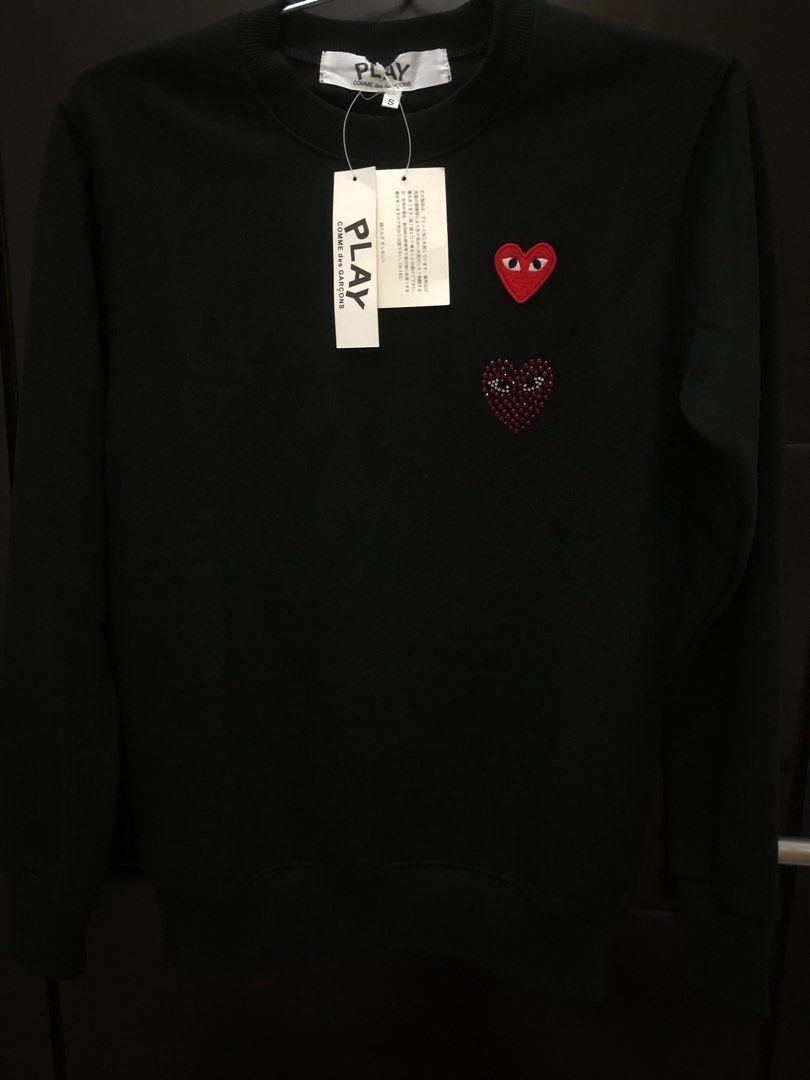 Hoodie tanpa topi crewneck sweater sweat shirt baju dingin