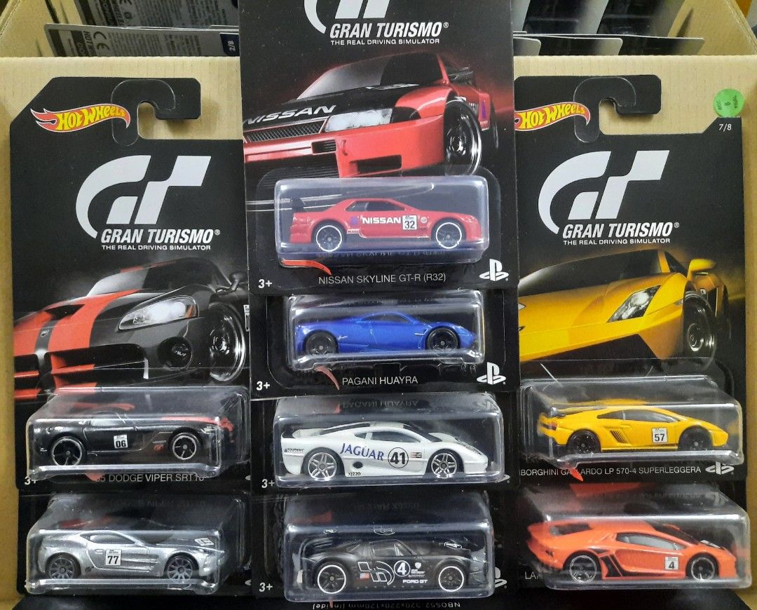Hot Wheels Gran Turismo (Complete set of 8pcs), Hobbies & Toys 