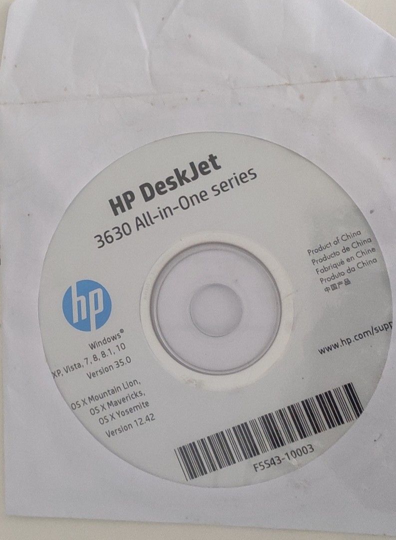 HP Deskjet Ink Advantage 3635 with NEW ink cartridge combo, Computers ...