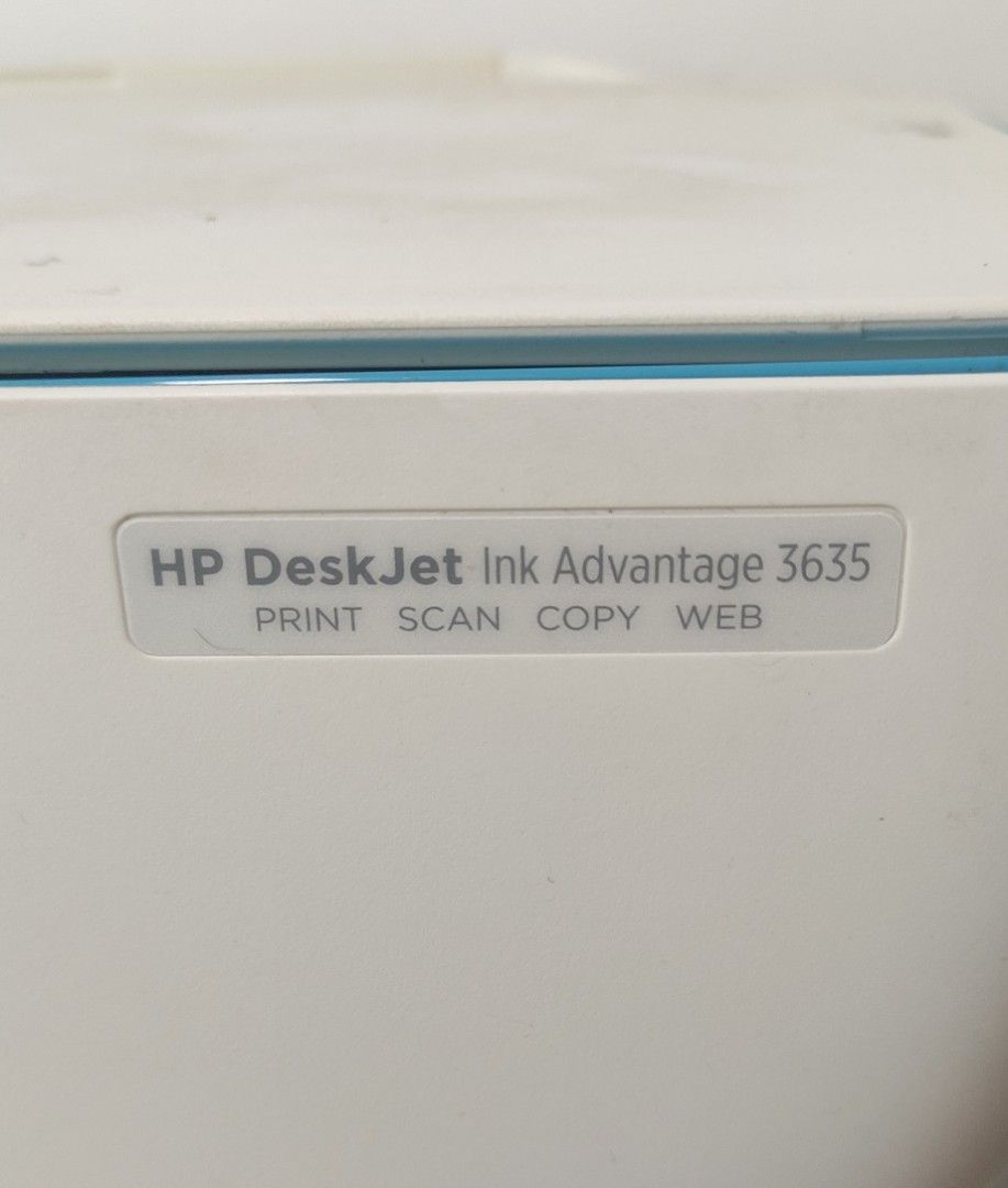 HP Deskjet Ink Advantage 3635 with NEW ink cartridge combo, Computers ...