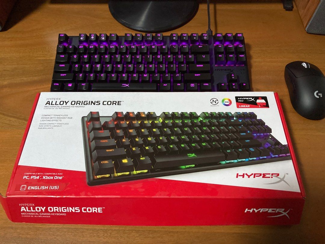 HyperX Alloy Origins Core Tenkeyless Red Linear Switches, Computers ...