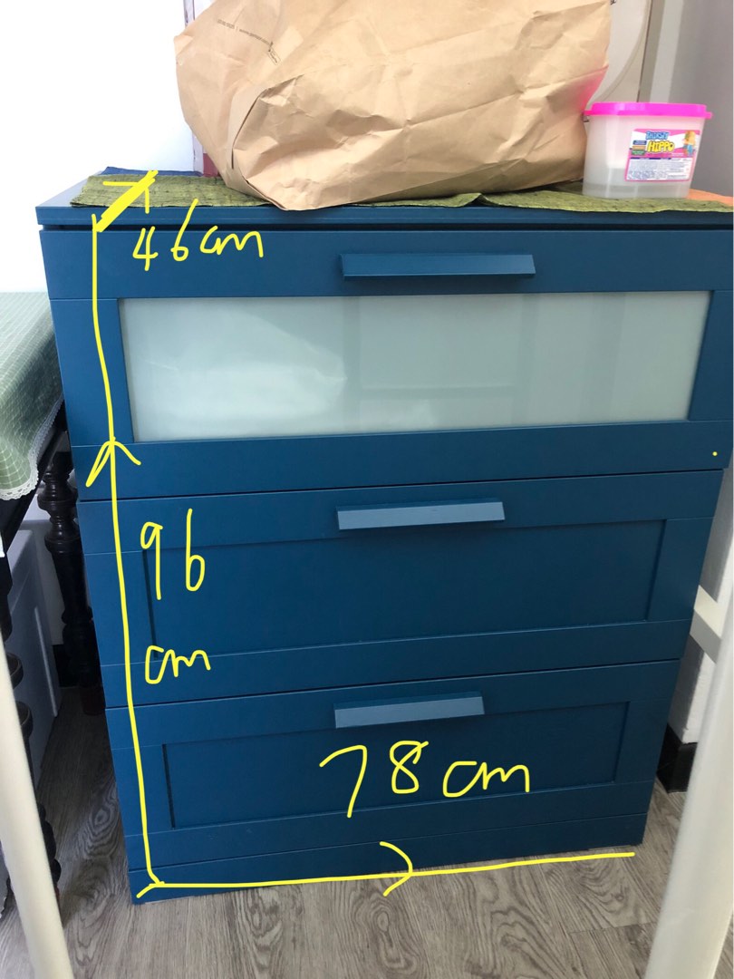 IKEA blue Furniture & Home Living, Furniture, Shelves