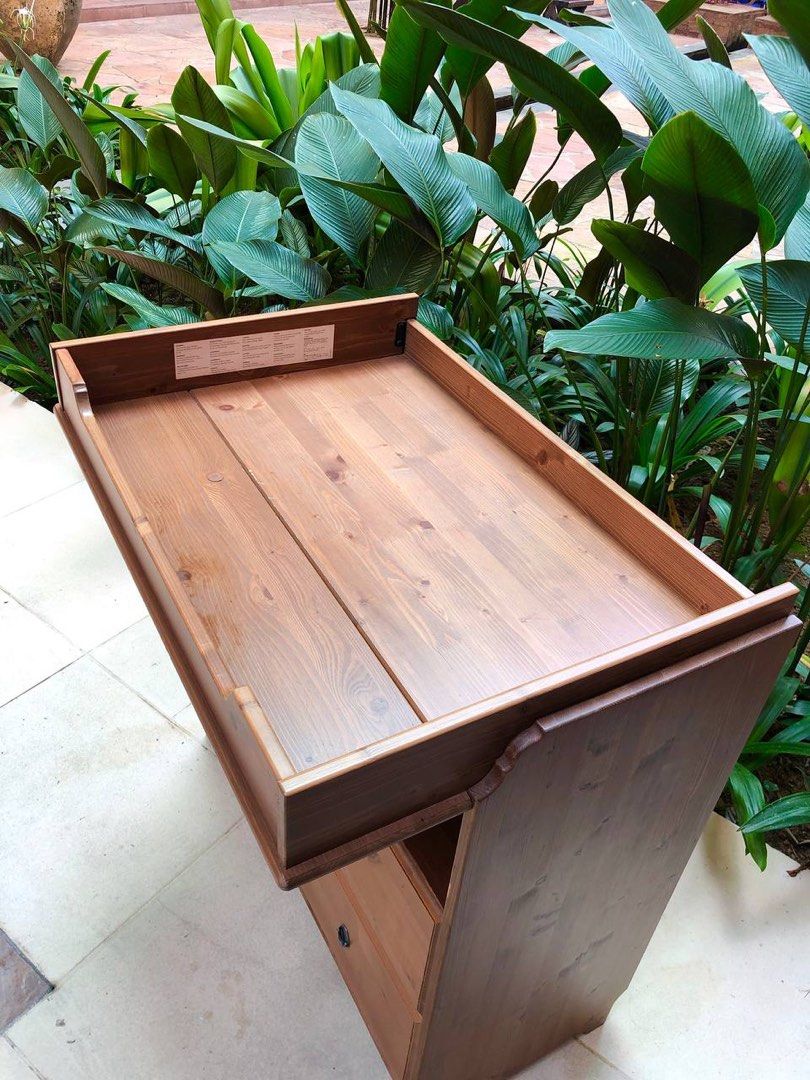 Ikea LEKSVIK changing table chest of drawers