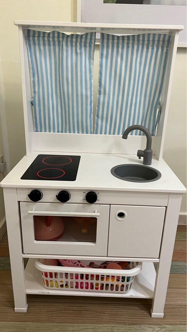 Ikea Play Kitchen with cooking toys, Babies & Kids, Infant Playtime on