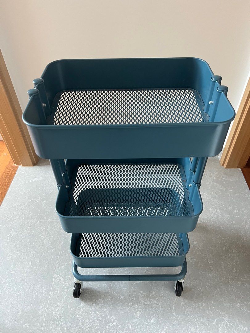 IKEA Raskog trolley with wheels, Furniture & Home Living, Kitchenware ...