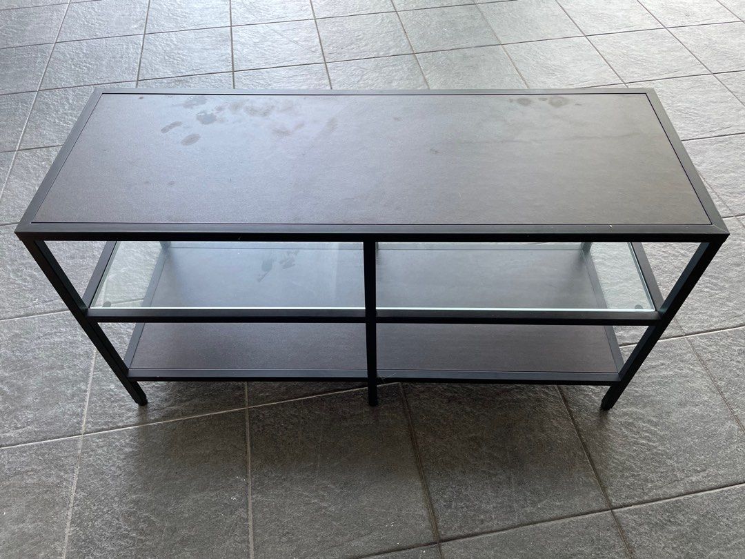 IKEA shelves / TV stand / metal frame, Furniture & Home Living