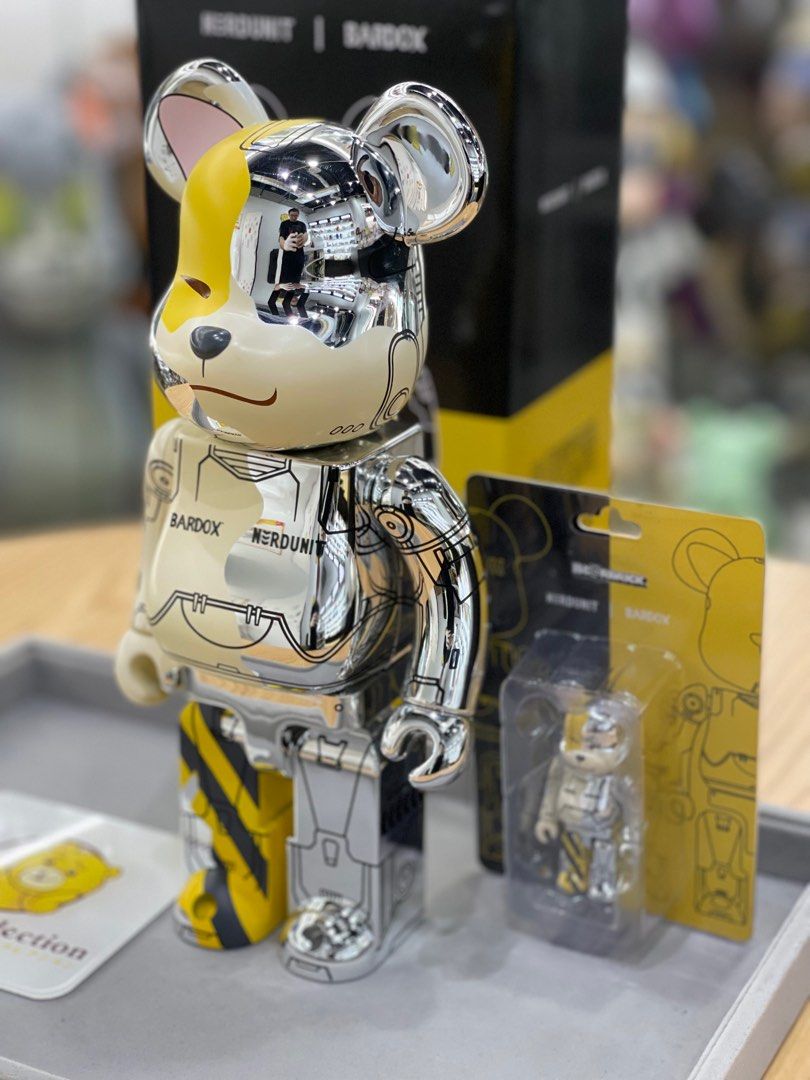 [In Stock] BE@RBRICK x Nerdunit x Bardox 100%+400% bearbrick