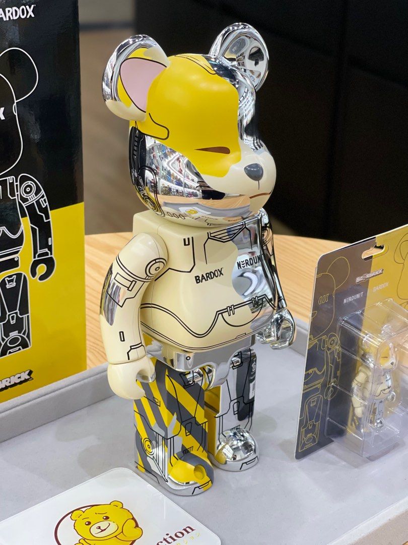 [In Stock] BE@RBRICK x Nerdunit x Bardox 100%+400% bearbrick