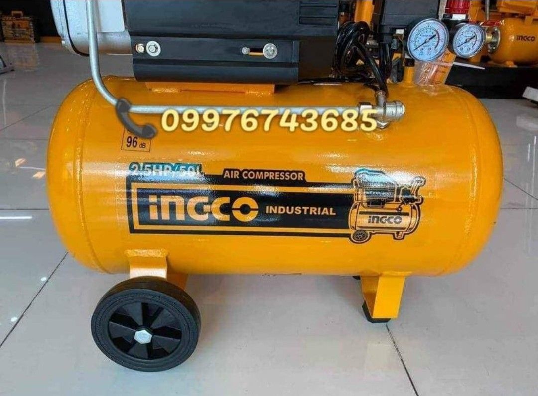 INGCO 2.5HP Air Compressor, Commercial & Industrial, Industrial ...