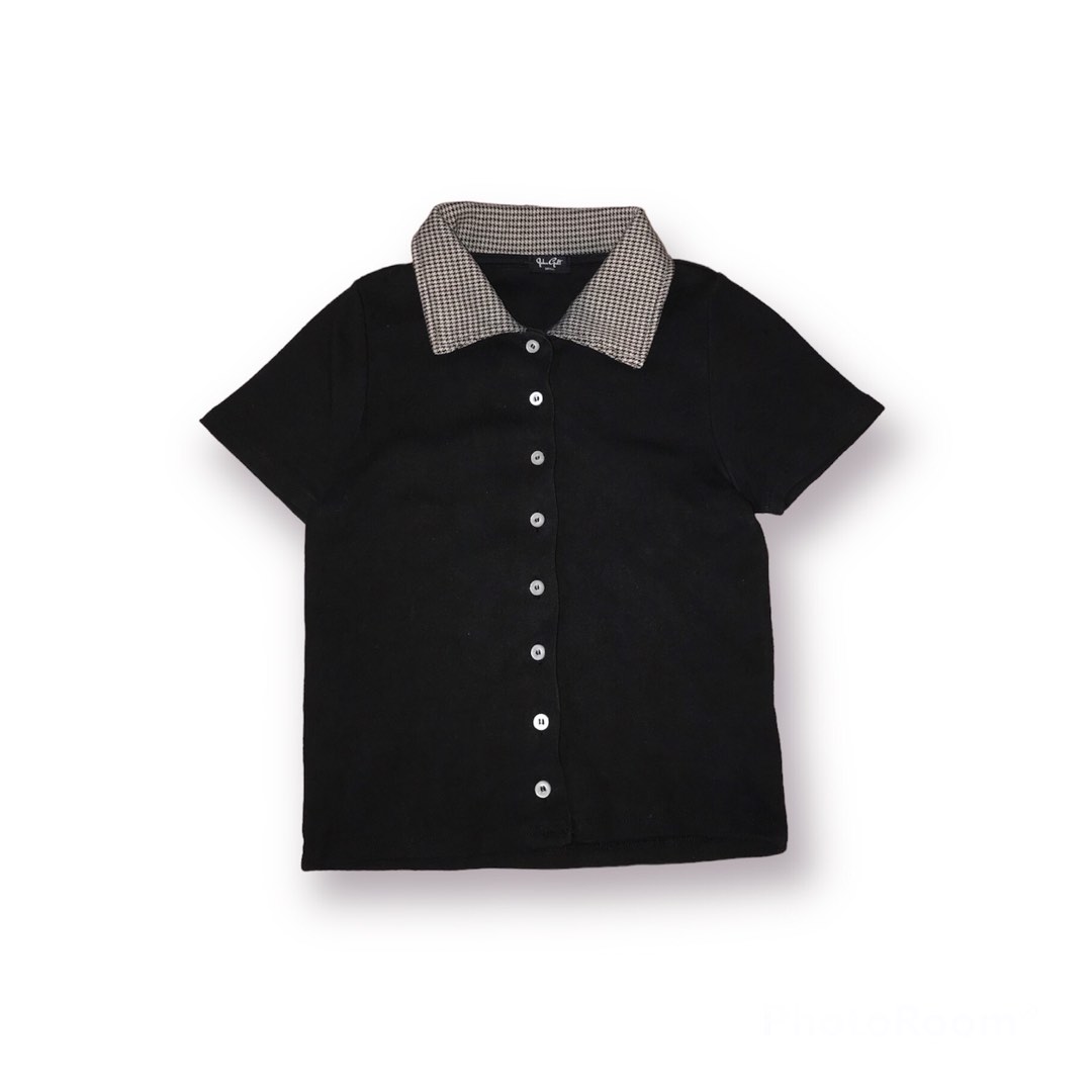 JGALT BRANDY MELVILLE CAROLINE BLACK TOP, Women's Fashion, Tops, Others